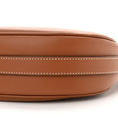 Celine Medium Strap Ava Shoulder Bag Tan Smooth Calfskin Leather Gold Hardware