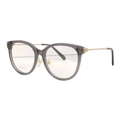 Gucci Boston frame glasses grey/black gold/black/leopard/yellow leopard color Size 56口18-145