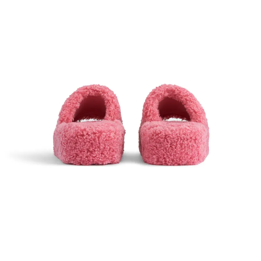BALENCIAGA Women's pink platform slippers
