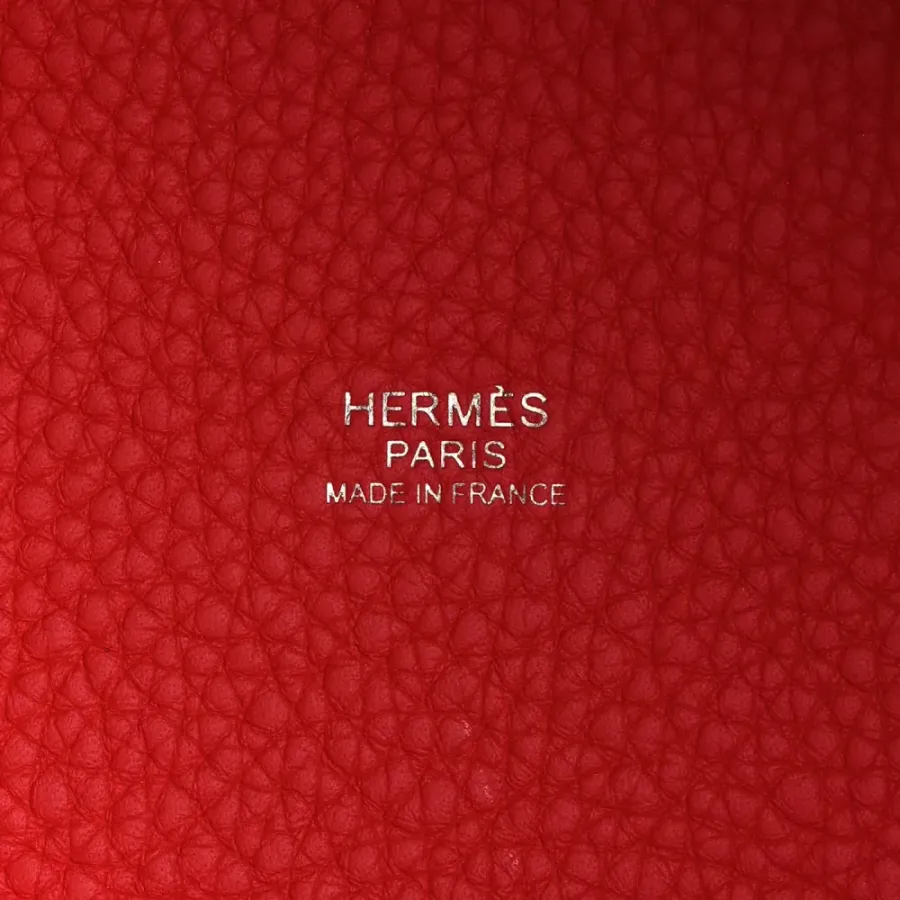 Hermès Picotin Lock 22 MM Rouge Casaque Taurillon Clemence Leather Gold Hardware