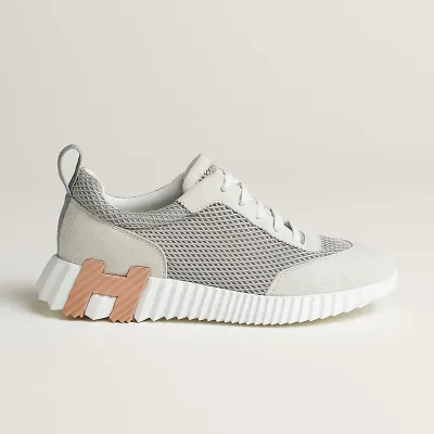 HERMES Grey Sneakers Bouncing Sports Shoes