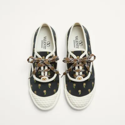VALENTINO BAY BY BAY Women's floral fabric sneakers