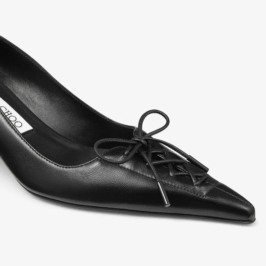 JIMMY CHOO Black leather heels