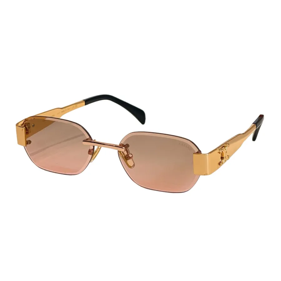 Celine Oval glasses brown leopard/grey gold/black gold/green gold/pink gold/silver black color Size 57口17-142