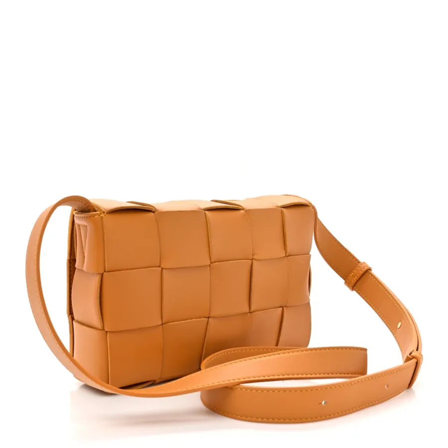 Bottega Veneta Maxi Intrecciato Cassette Crossbody Bag Cob Lambskin Leather