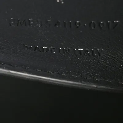 Saint Laurent Medium Kate Tassel Satchel Storm Embossed Classic Monogram Calfskin & Crocodile Leather Silver Hardware