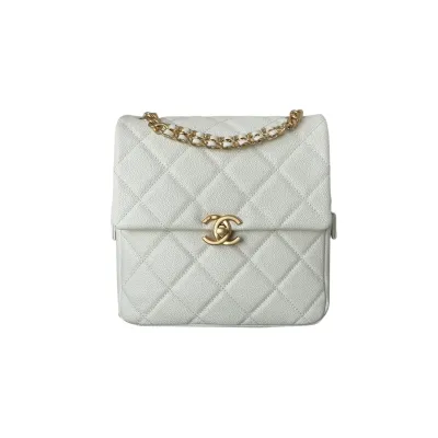 Chanel Yellow / Purple / Red / White / Black Quilted Caviar Leather Backpacks