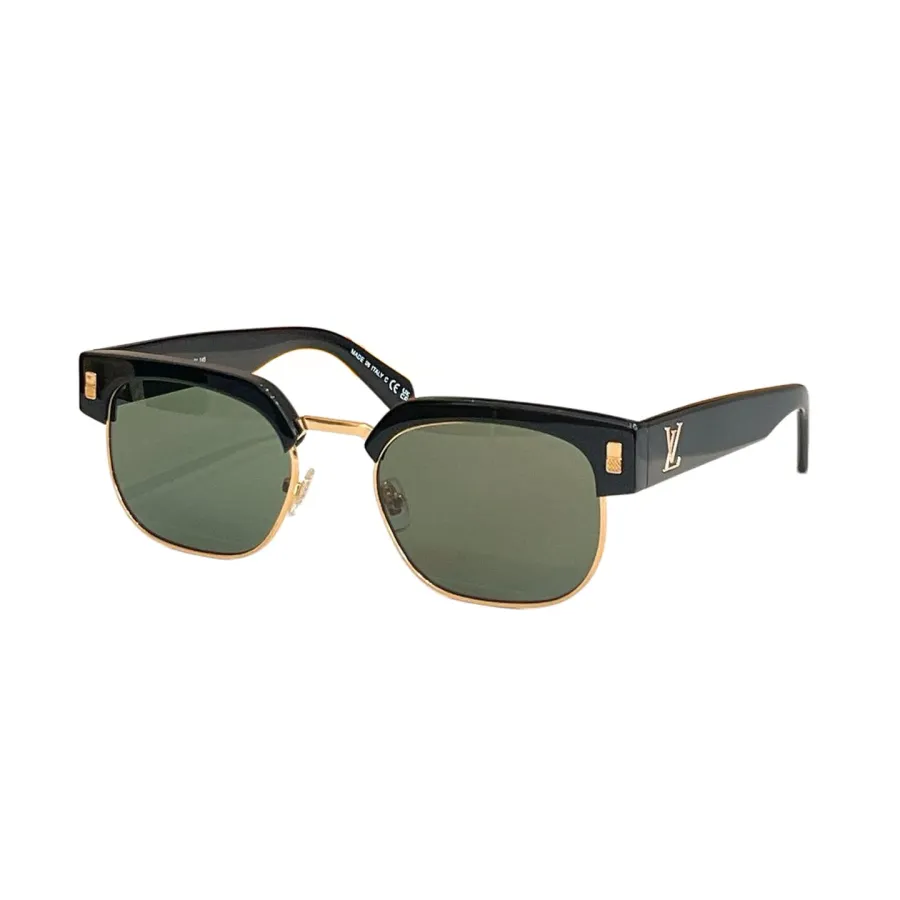 Louis Vuitton Clubmaster glasses blue/orange/olive/leopard/black gold/black silver color Size 55口21-145