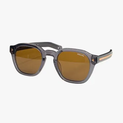 Prada Wayfarer glasses leopard/black/grey brown/leopard orange/blue/ivory color Size 52口24-142