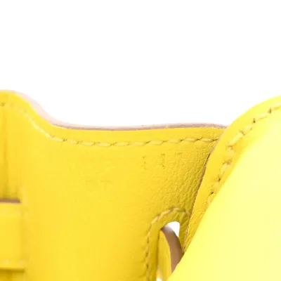 Hermès Birkin 25 Lime Swift Leather Palladium Hardware