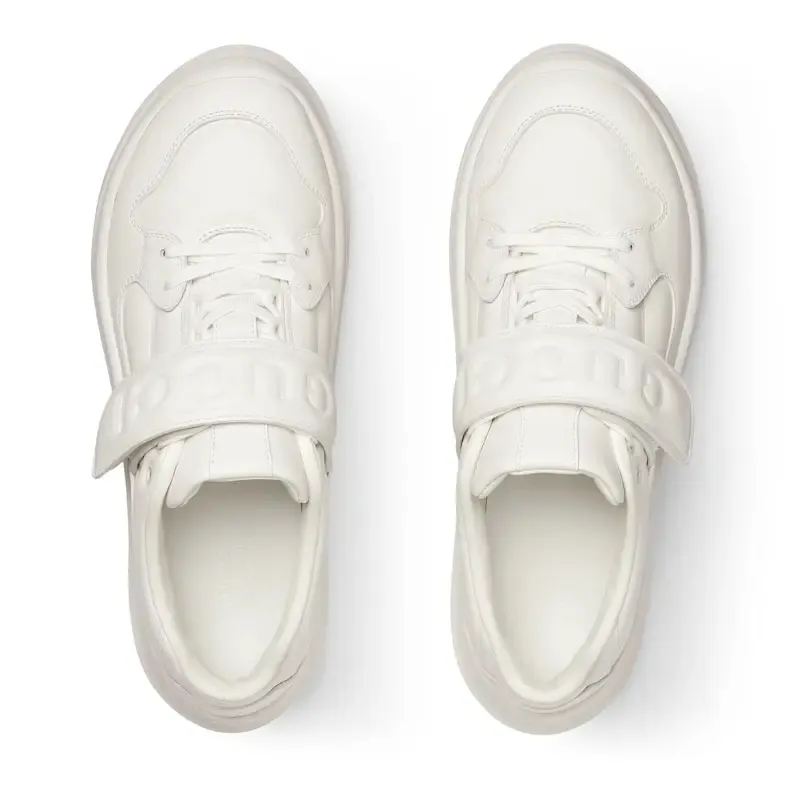 Gucci Ladies' wedge sports shoes white Sneakers