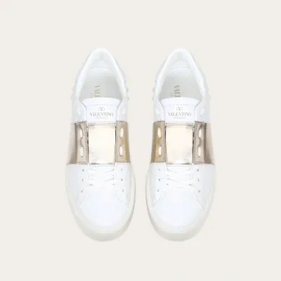 VALENTINO Women's metallic lace sneakers