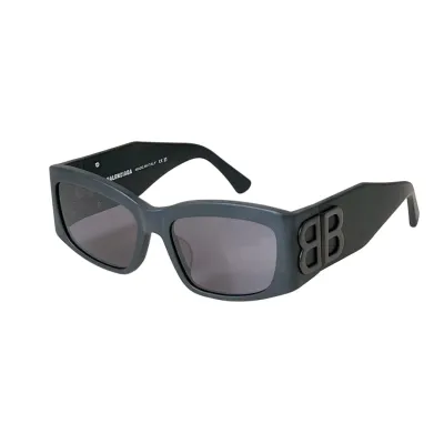 Balenciaga square frame leopard/black/white/black gold glasses color Size 56口18-125