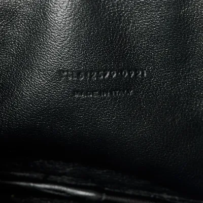 Saint Laurent Mini Lou Camera Bag Dark Natural Monogram Grain De Poudre Matelasse Leather Gold Hardware