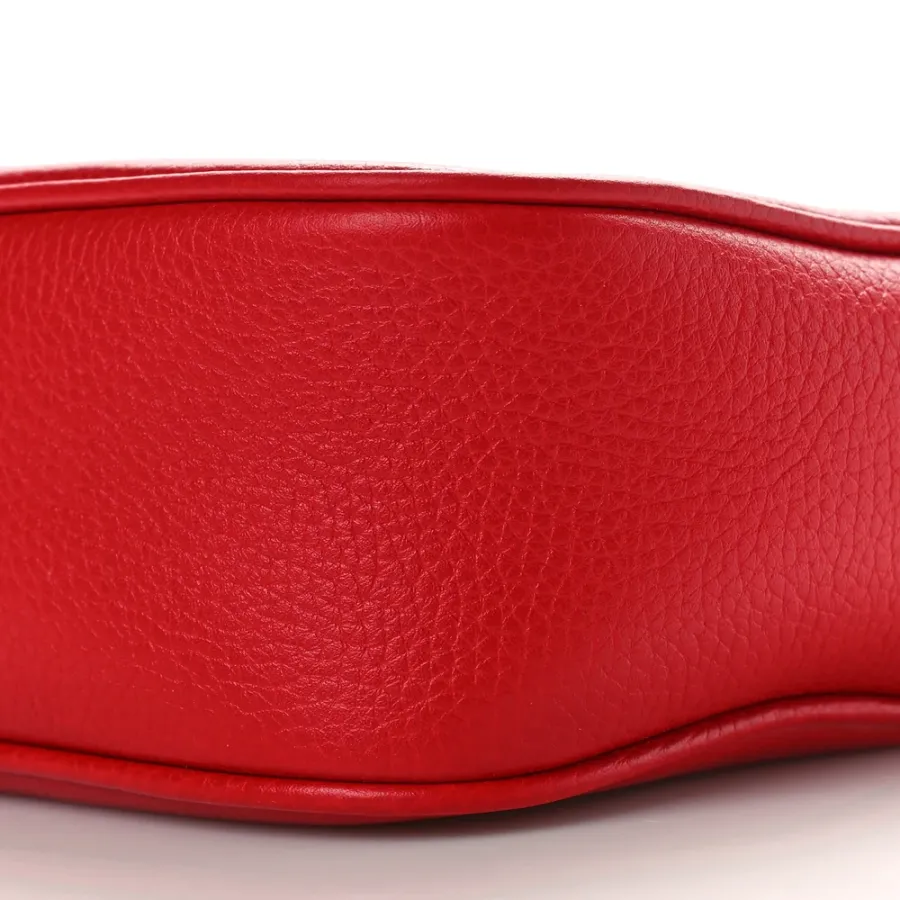 Gucci Small Soho Disco Bag Tabasco Red Pebbled Calfskin Leather