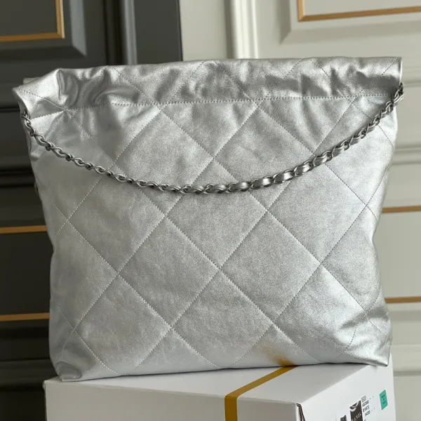 Chanel 22bags Silver / Grey Shoulder Bags - Image 3