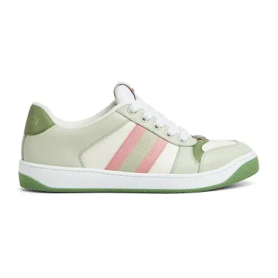 Gucci Screener series women's sports shoes green Sneakers