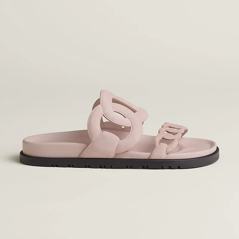 HERMES Extra Pink Slippers