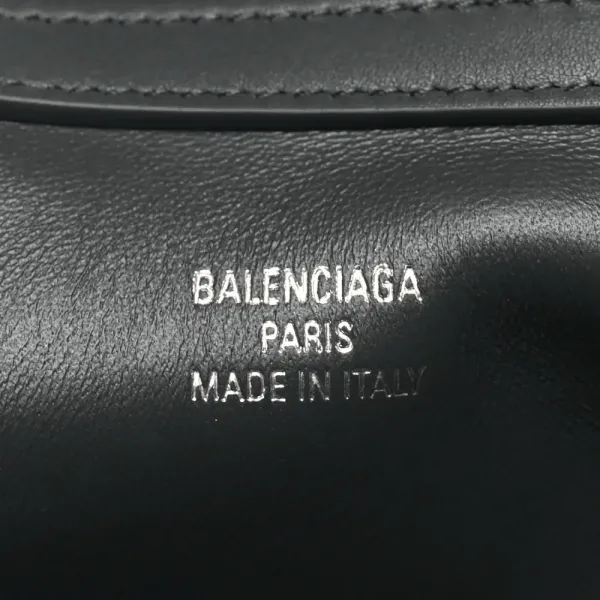 Balenciaga Mini Rodeo Top Handle Handbag Grey Natural Smooth Calfskin Leather Silver Hardware - Image 2