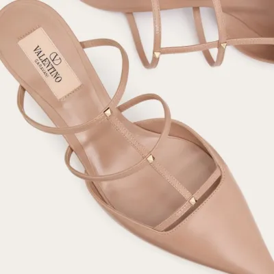 VALENTINO Calf leather heels (6cm high heel)