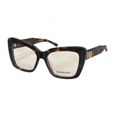 Balenciaga glasses black brown/leopard/leopard cyan/black silver/black gold/gradient brown color Size 55口20-135
