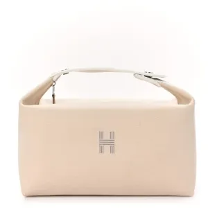 Hermès Bride-à-Brac Pouch Small Natural Canvas