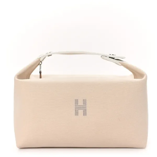 Hermès Bride-à-Brac Pouch Small Natural Canvas