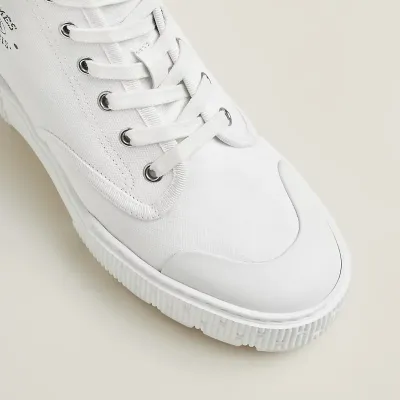 HERMES Itineraire White ankle boots