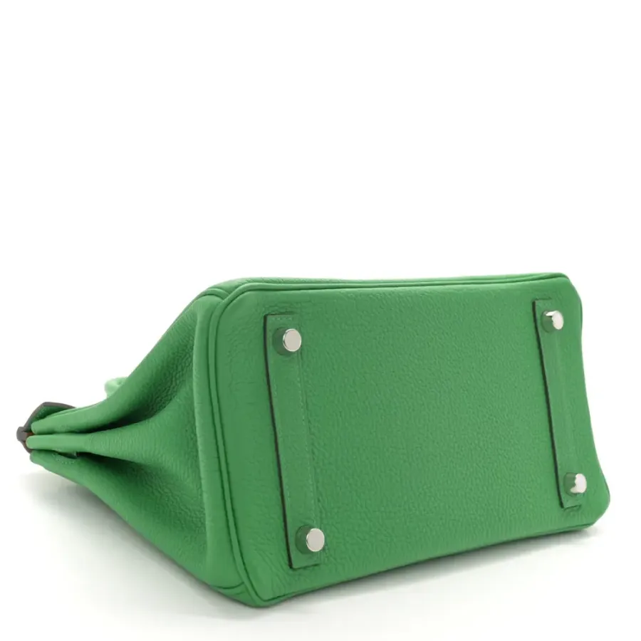 Hermès Verso Birkin 25 Bambou/Caramel Togo Leather Palladium Hardware