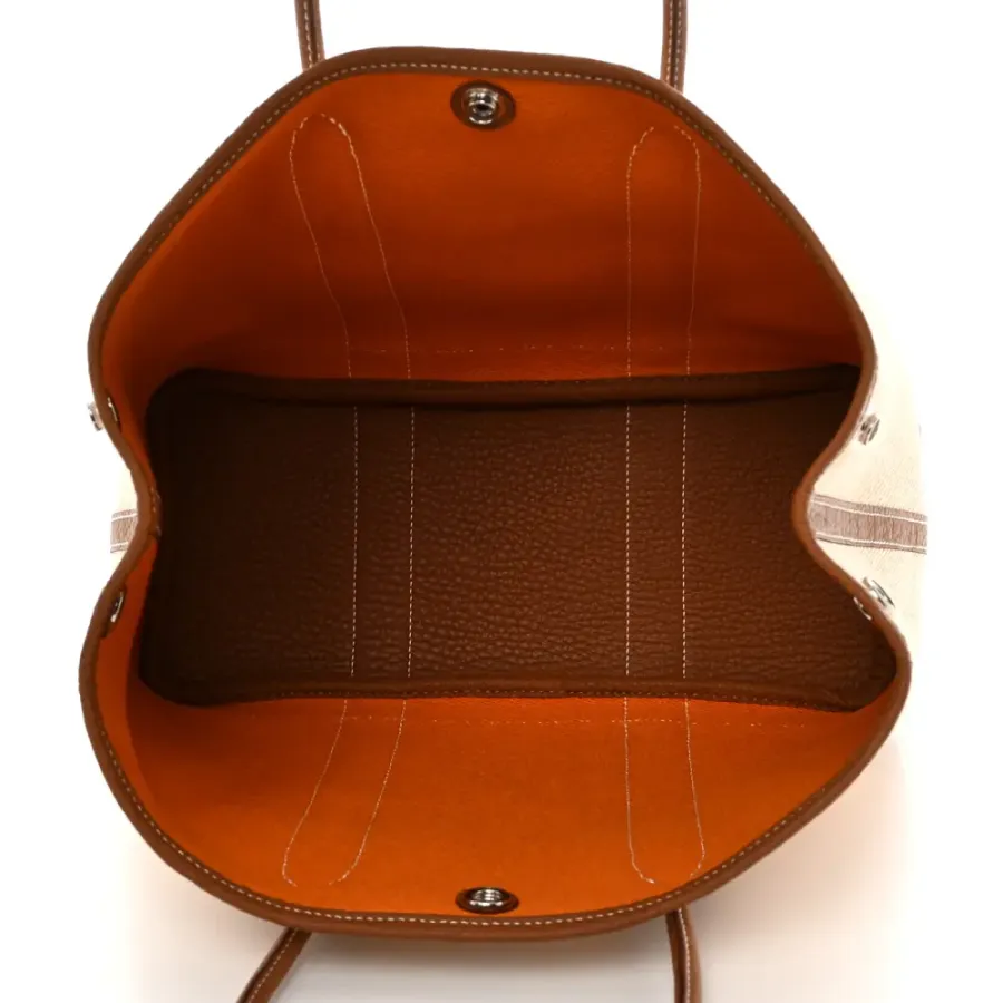 Hermès Garden Party 30 TPM Brown Toile & Negonda Leather