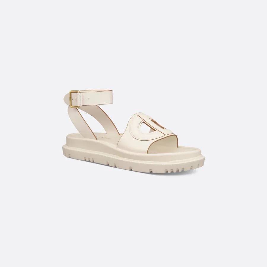 Dior white thick bottom Sandal