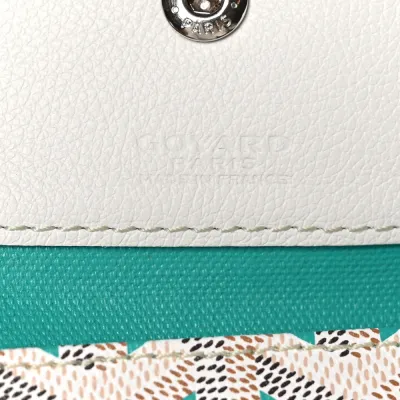 Goyard Saint Louis Claire Voie PM White Opaline Goyardine Canvas