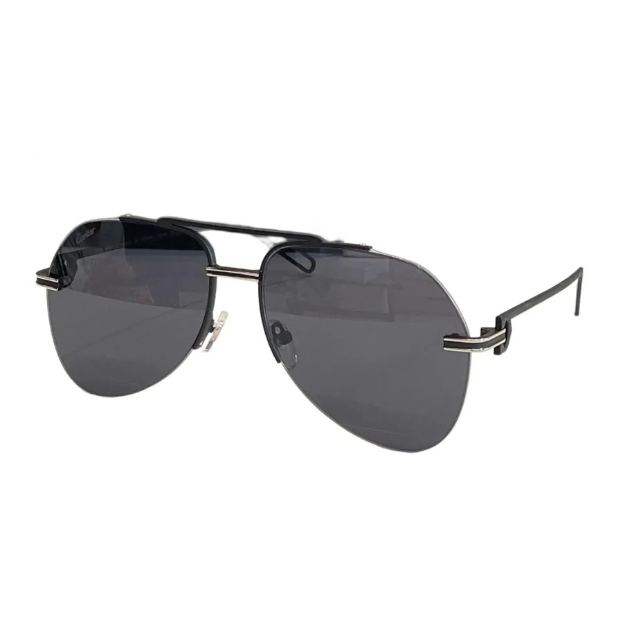 Cartier Pilot glasses black gold/black/brown/grey brown/eggplant/green color Size 59口18-135