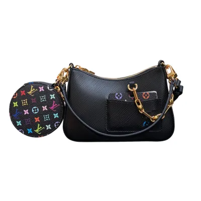 Louis Vuitton x Murakami Takashi Marellini Epi White/Black Multicolor Gold Hardware