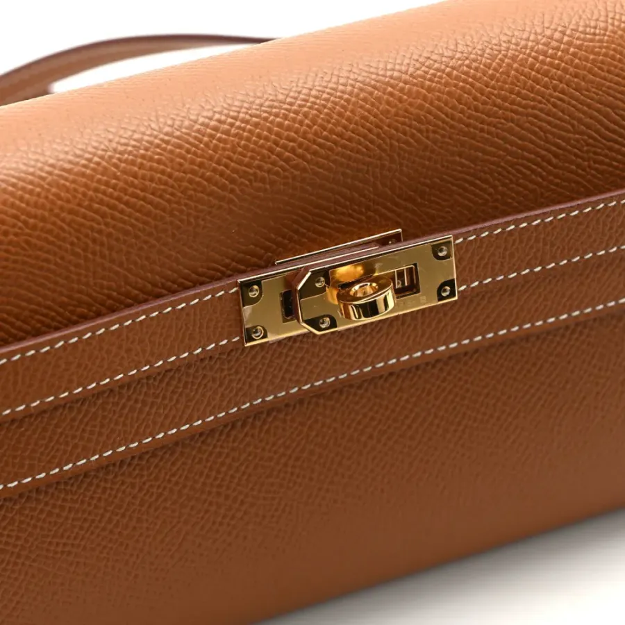 Hermès Kelly Long Wallet To Go Brown Epsom Leather Gold Hardware