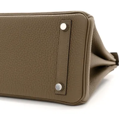 Hermès Birkin 25 Toundra Togo Leather Palladium Hardware