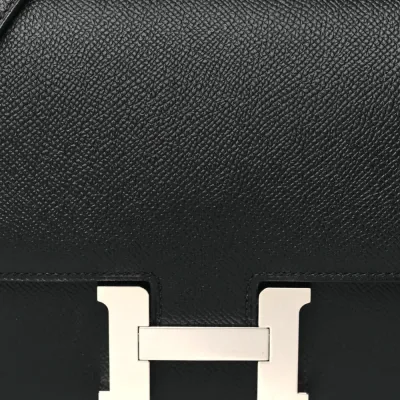 Hermès Constance 18 Black Epsom Leather Gold Hardware
