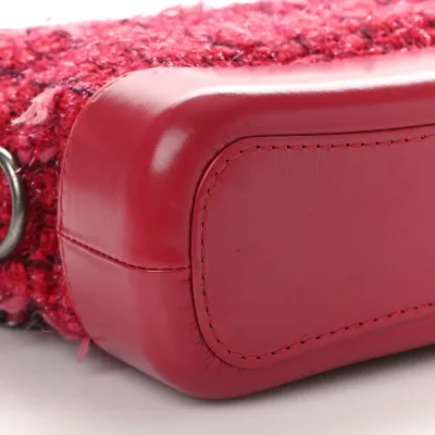 Grade Chanel Gabrielle Hobo Bag | Red Tweed   Calfskin