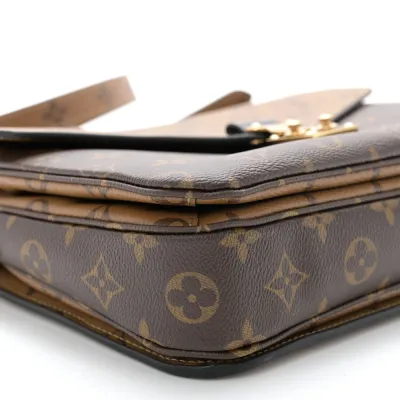 Louis Vuitton Pochette Metis PM Reverse Monogram Canvas Gold Hardware