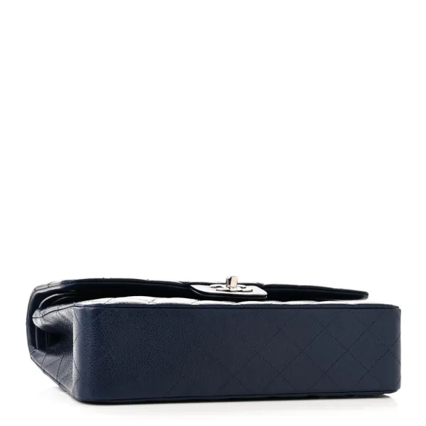 Designer Handbags | Blue Quilted Caviar Leather - Image 6