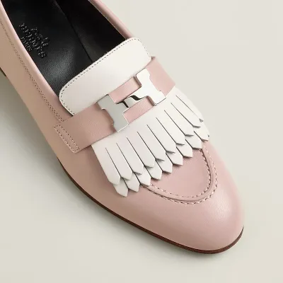 HERMES Royal Pink Loafers