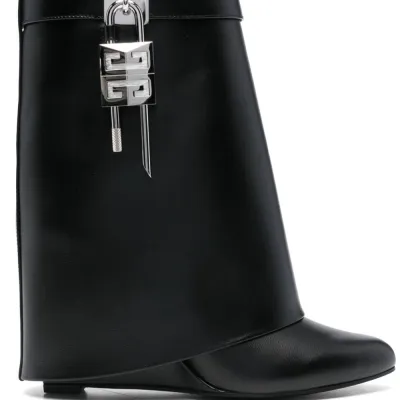 GIVENCHY Black high heel ankle boots (9cm)