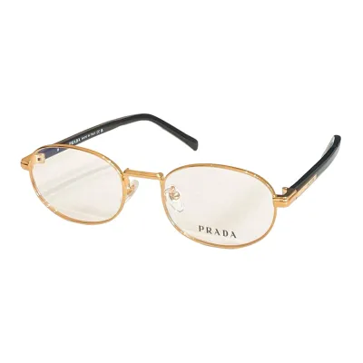 Prada Oval glasses maroon/black gold/purple black/black/leopard brown/blue silver/silver/gold color Size 52口21-145