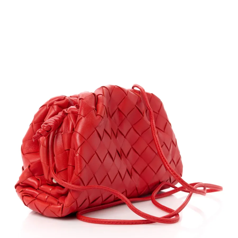 Bottega Veneta Mini Intrecciato The Pouch Lollipop Nappa Leather