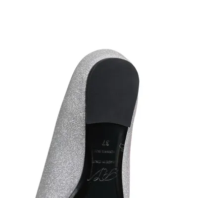 Roger Vivier Efflorescence Ballerinas In Red/Silver Satin With Crystal Flowers Buckle (Heel Height 1cm)