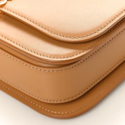 Loewe Goya Bag Mini Warm Desert Silk Calfskin Leather Gold Hardware