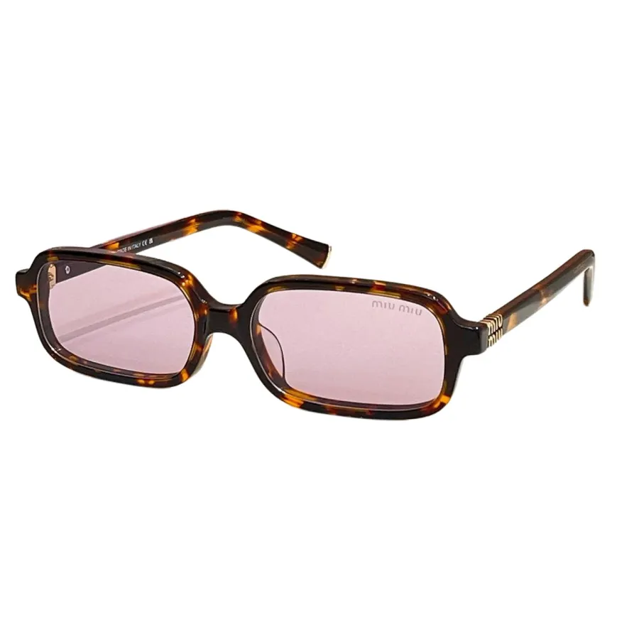 Miu Miu square frame glasses black purple/beige/leopard green/leopard red/grey/leopard black/leopard grey/mustard color Size 51口16-140