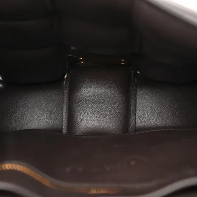 Bottega Veneta Maxi Intrecciato Padded Cassette Crossbody Bag Fondente Nappa Leather