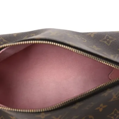 Louis Vuitton Bloom Pouch PM Rose Jasmine Monogram Canvas Silver Hardware