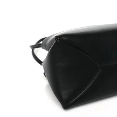 Prada Mini Shoulder Bag Black Nappa Leather Silver Hardware